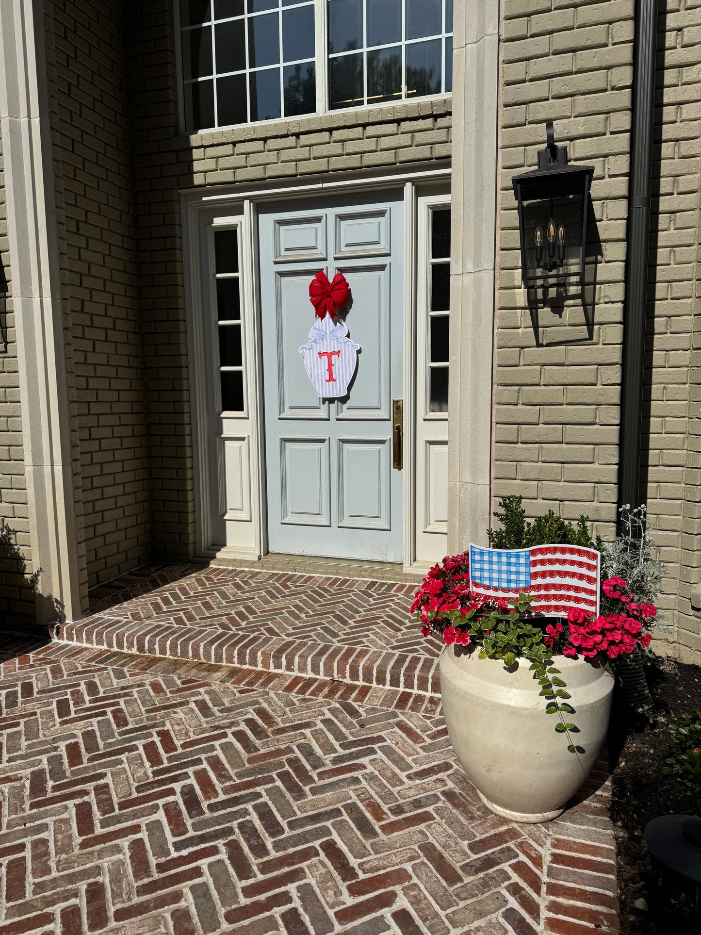 *Custom* The Summer Stripe Door Hanger