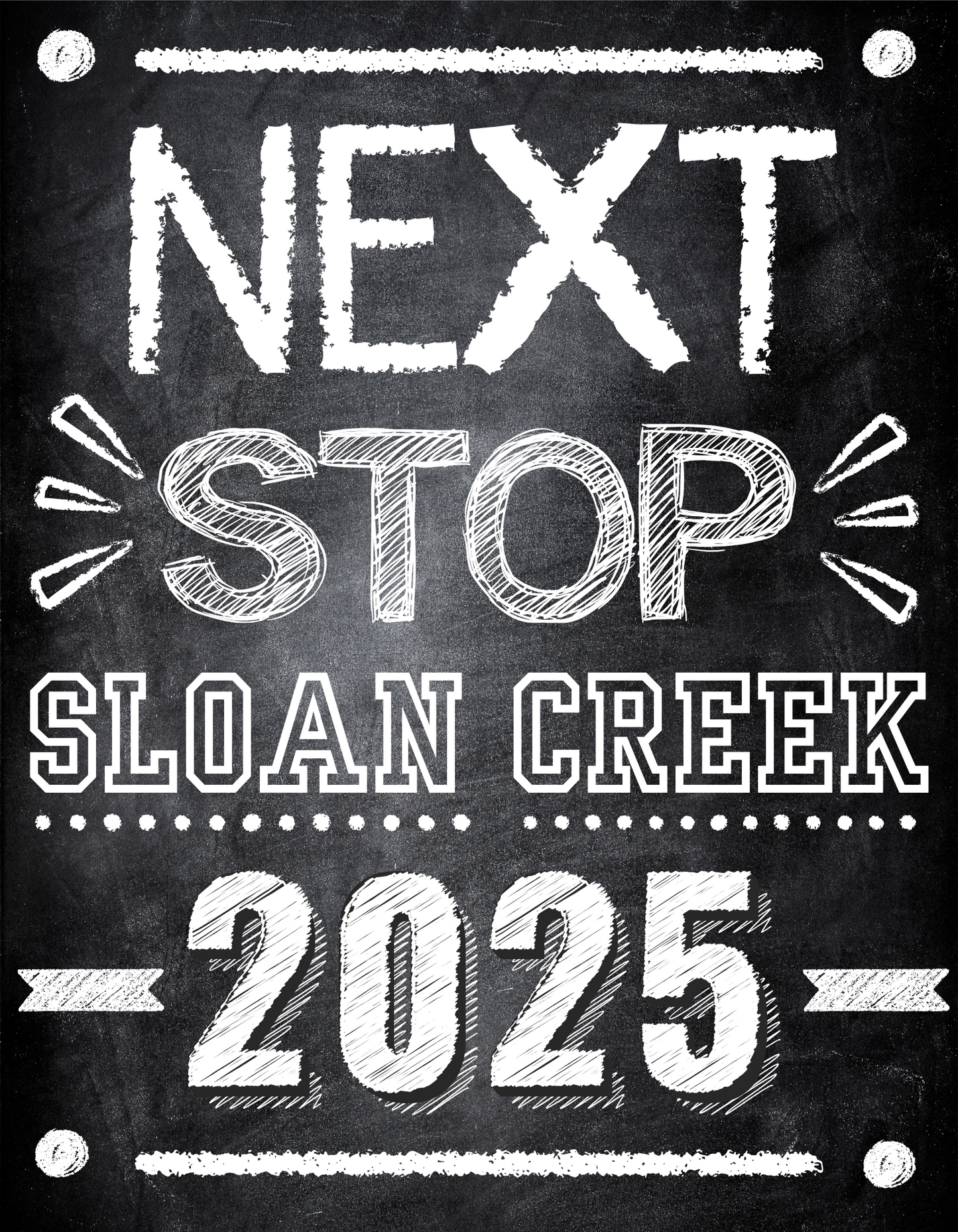 Sloan Creek Bound Sign