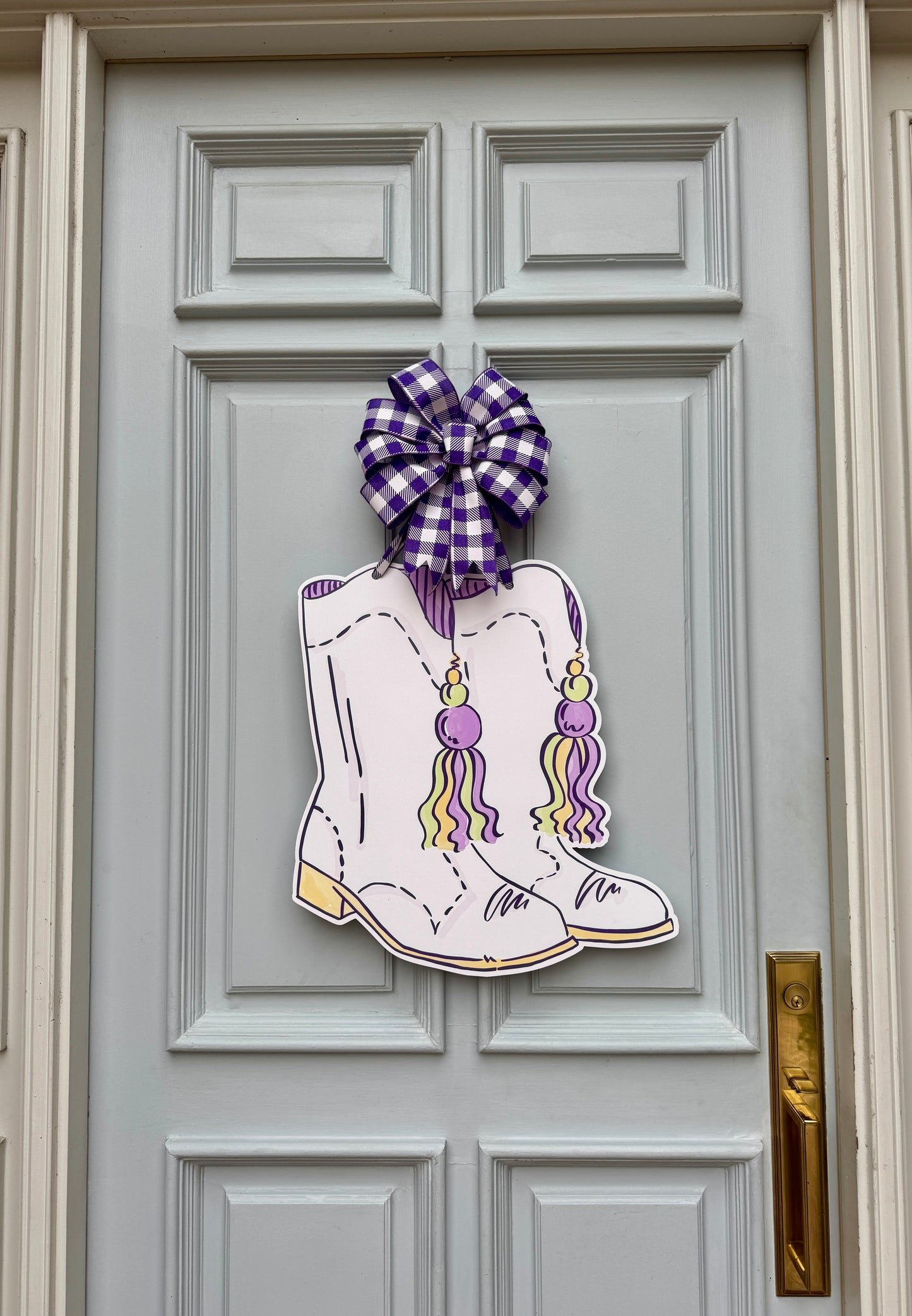 Bayou Boots Door Hanger