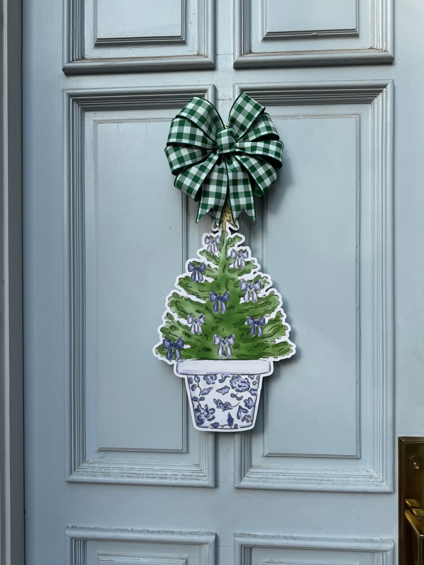 Blue Chinoiserie Christmas Tree