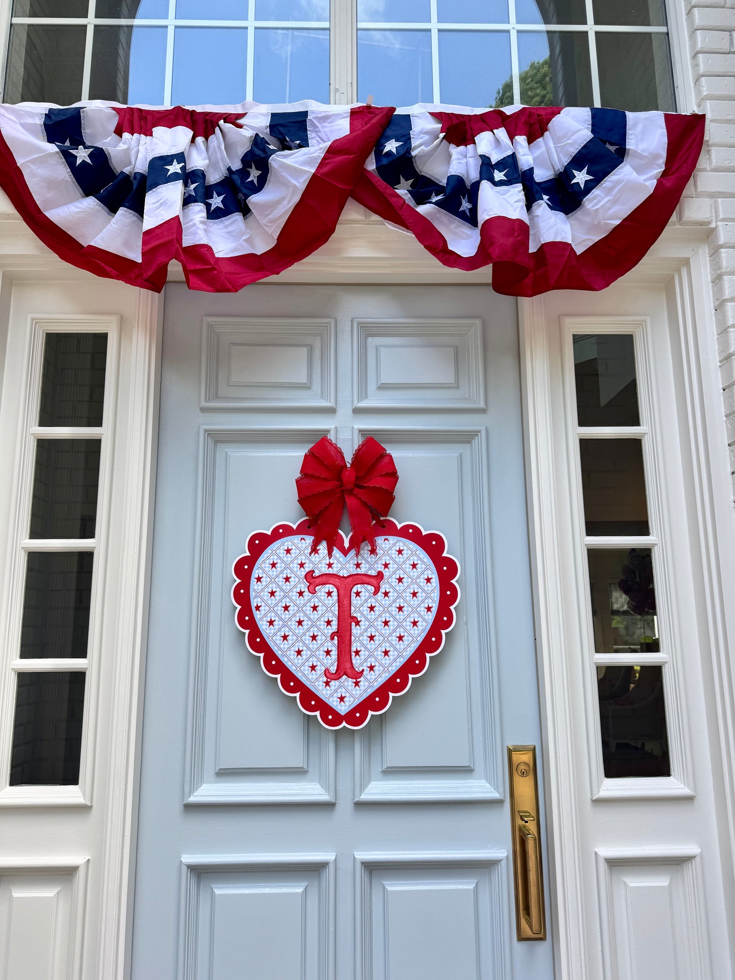 *Custom* All American Love Patriotic Door Hanger