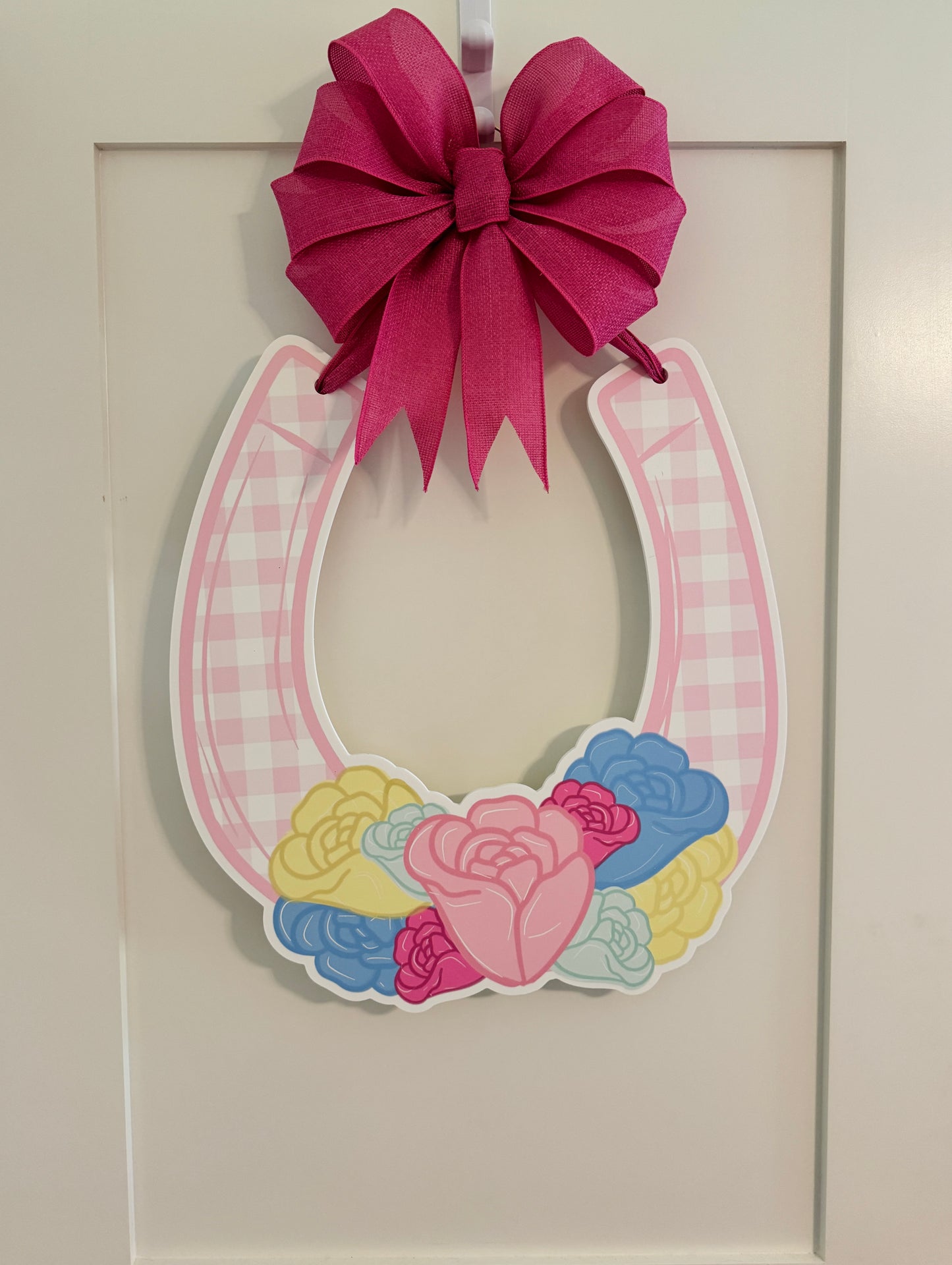 Southern Charm Horseshoe Door Hanger