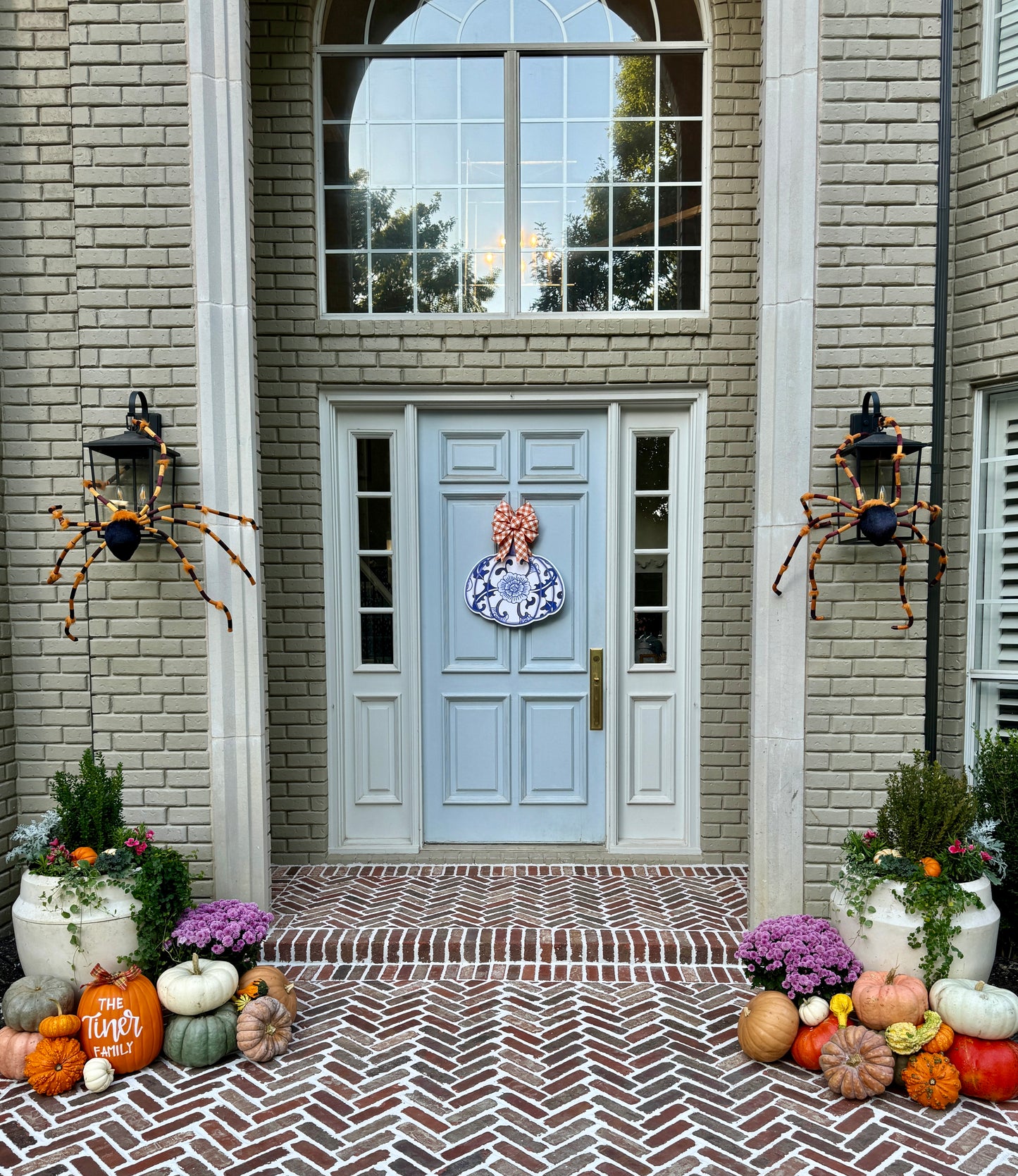 Blue Chinoiserie Door Hanger