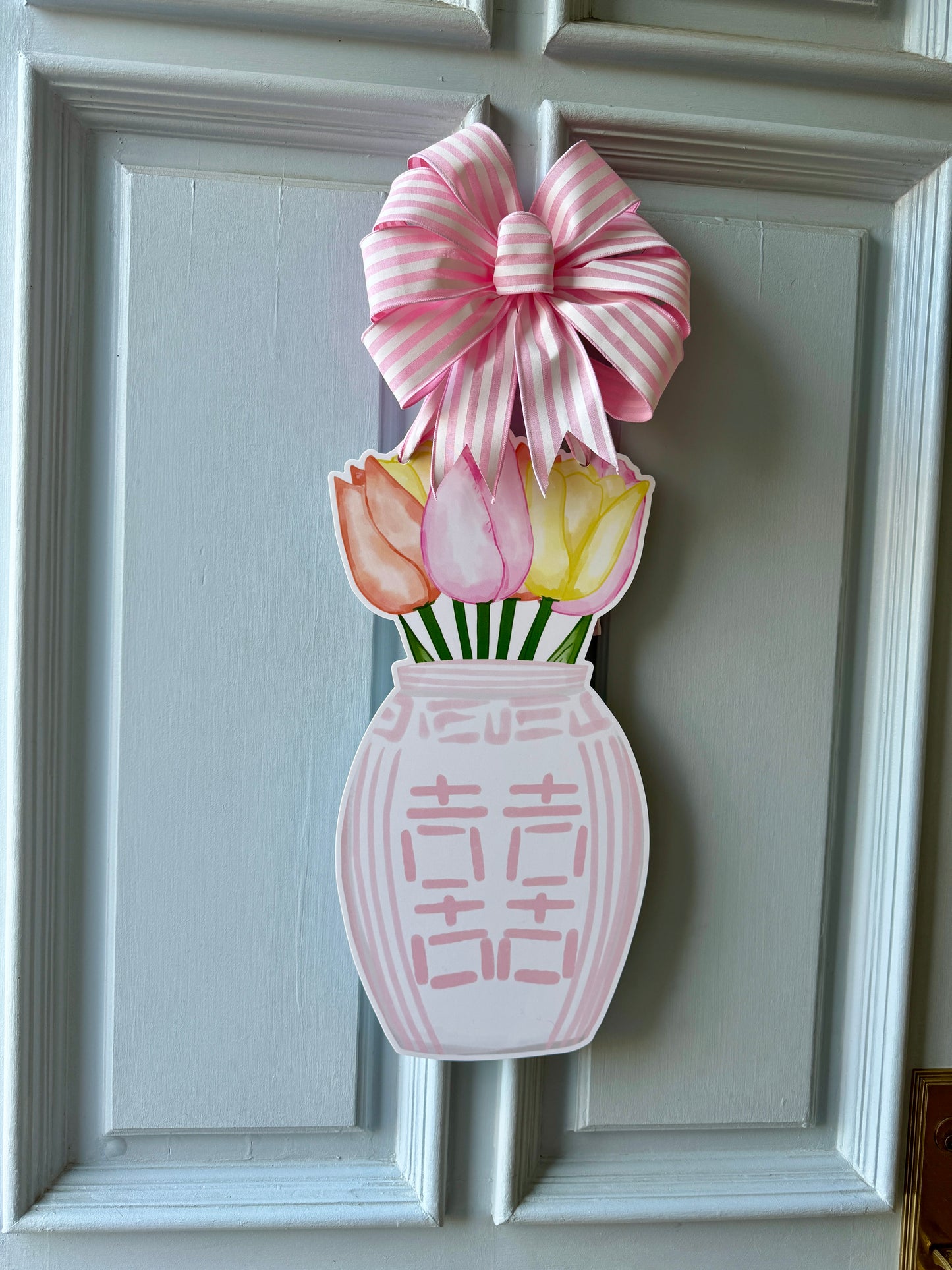 Spring Blooms Door Hanger