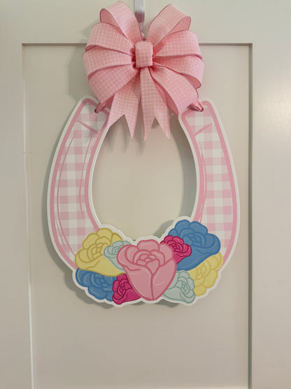 Southern Charm Horseshoe Door Hanger