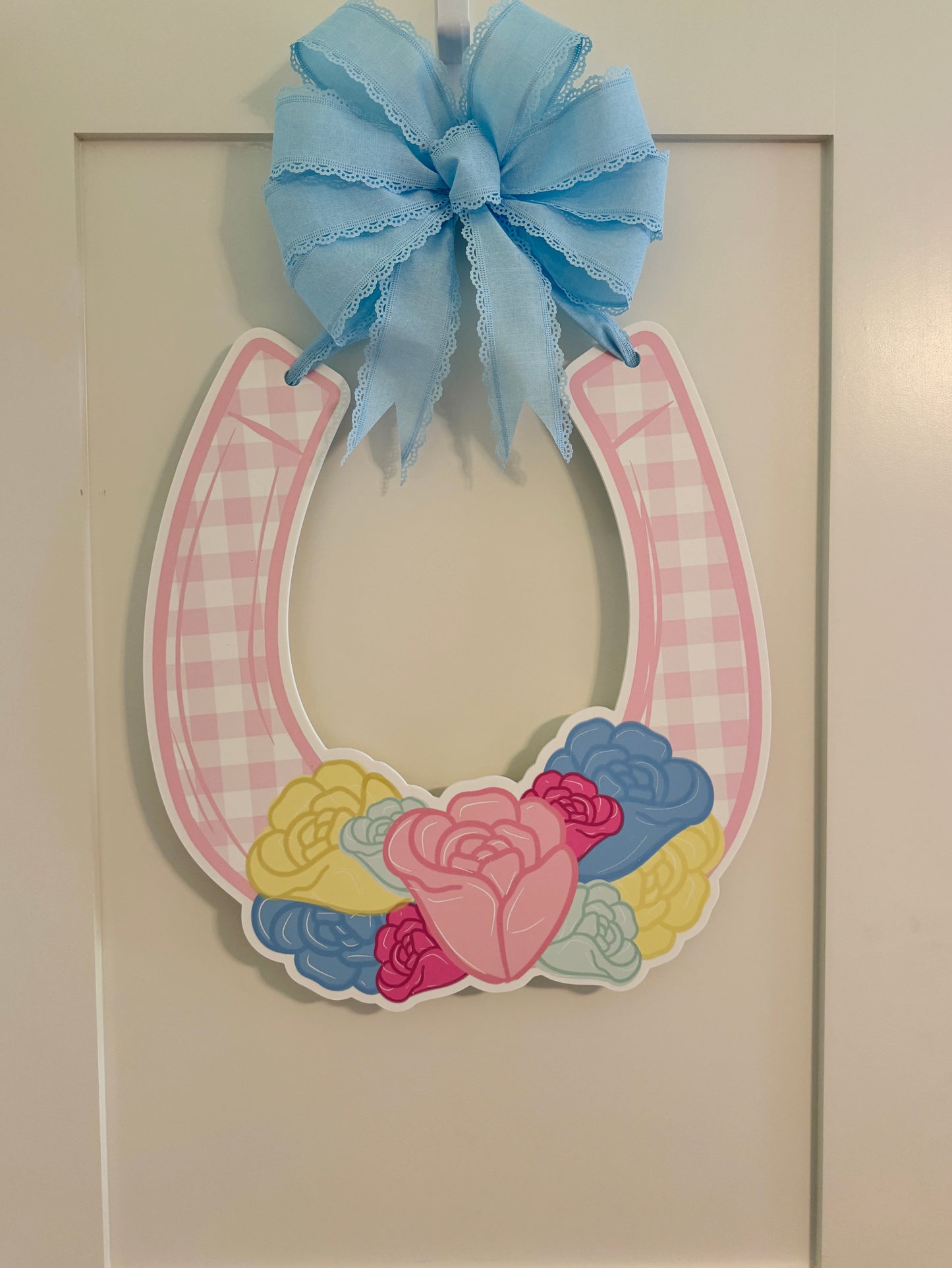 Southern Charm Horseshoe Door Hanger