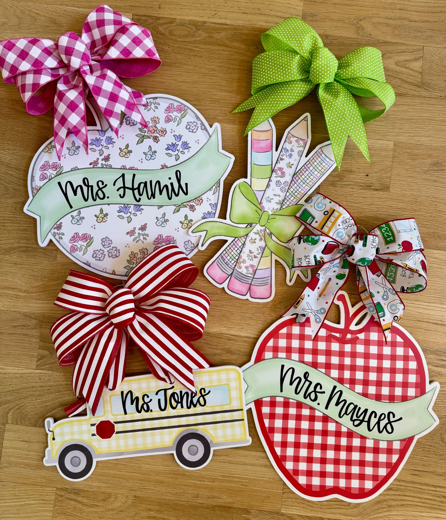 Mini Red-y to Teach Door Hanger