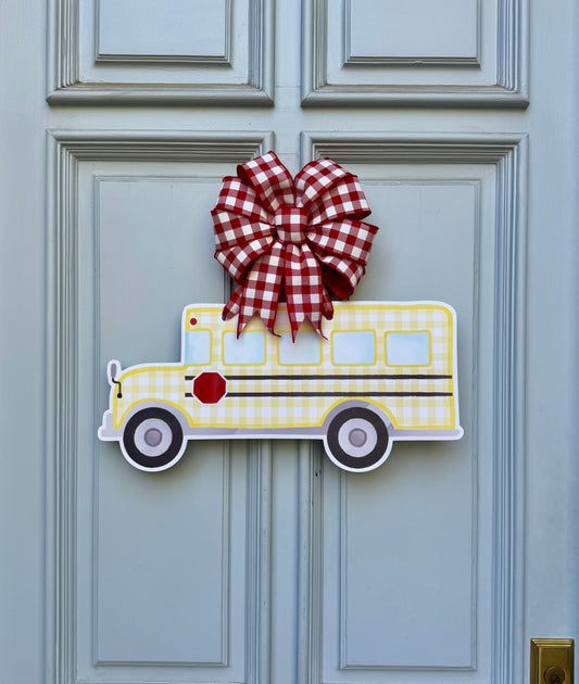 Gingham & Go Door Hanger