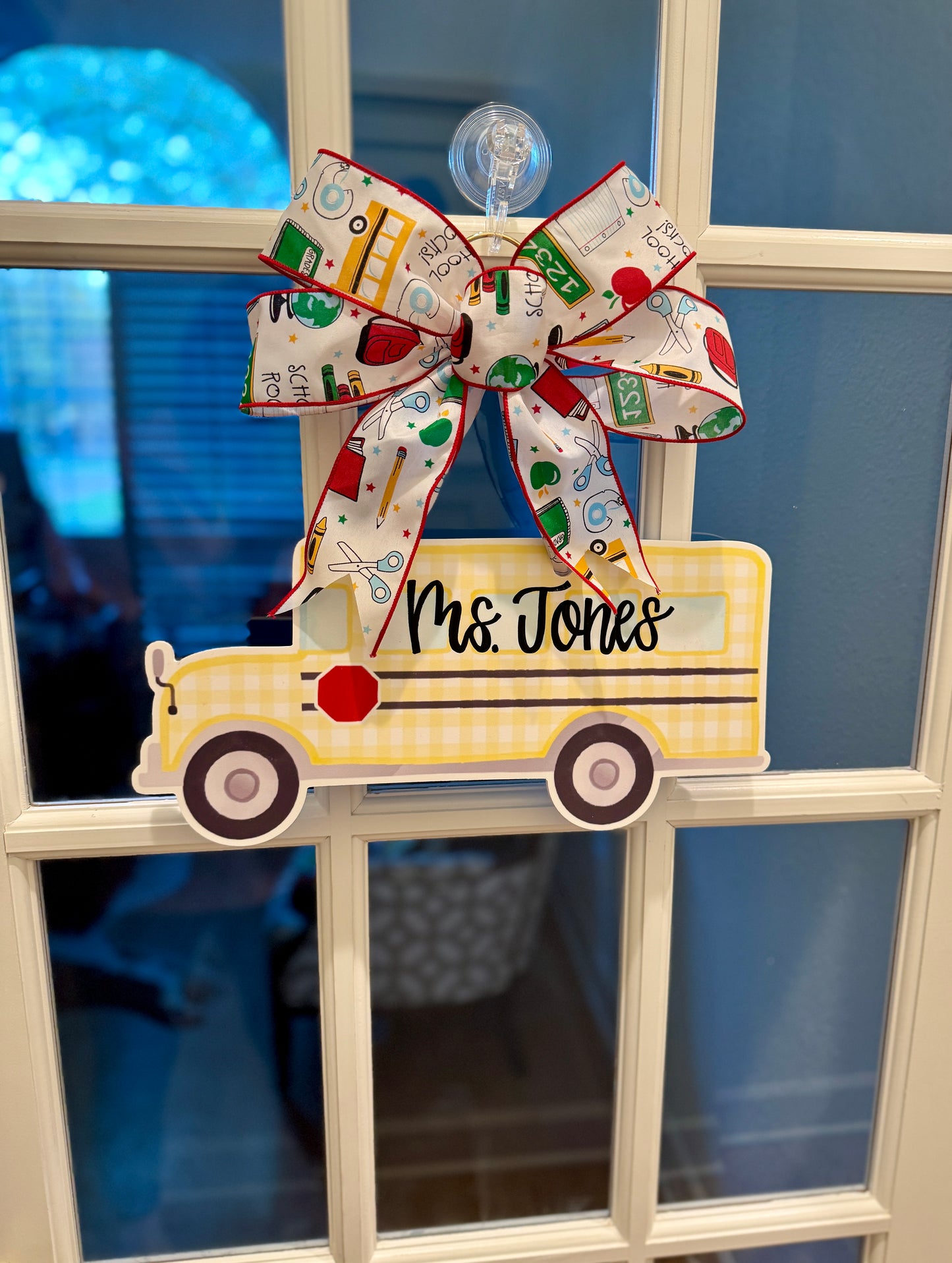 Mini Gingham & Go Door Hanger