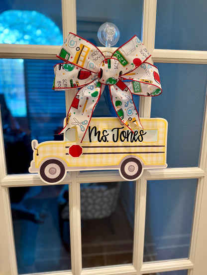 Mini Gingham & Go Door Hanger