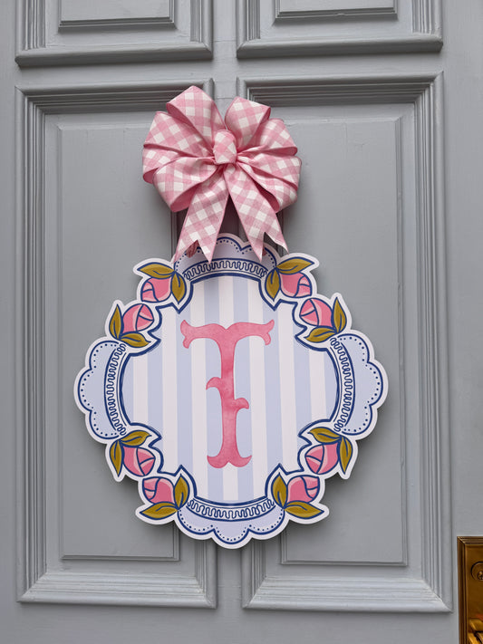 *Custom* Signature Spring Crest Door Hanger