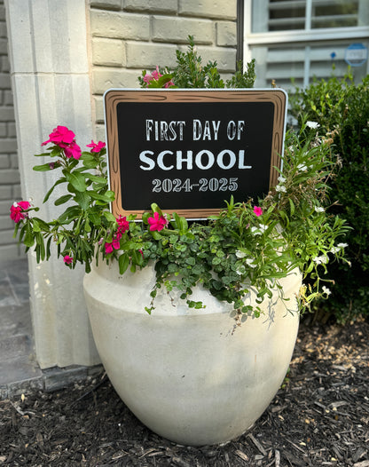 First/Last Day of School Chalkboard sign - Double Sided