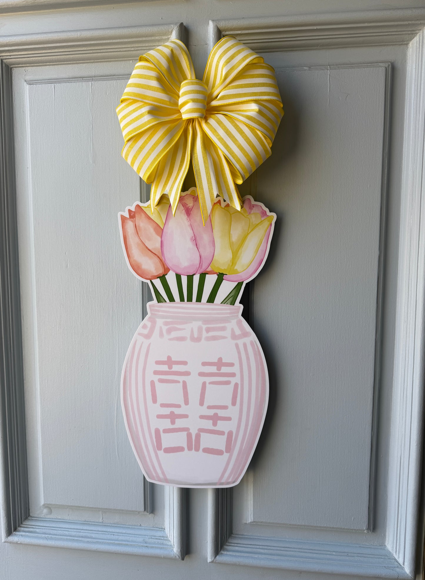 Spring Blooms Door Hanger