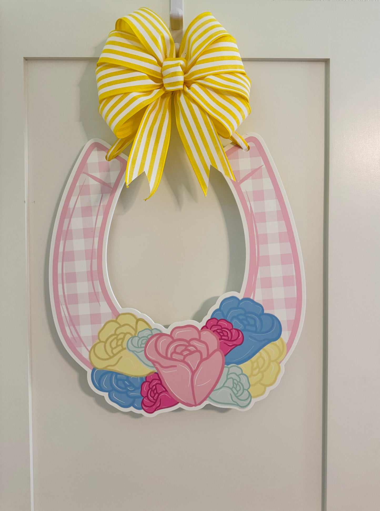 Southern Charm Horseshoe Door Hanger