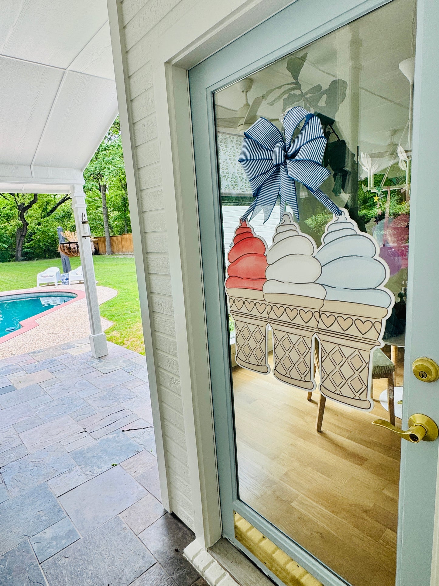 Star-Spangled Scoops Door Hanger