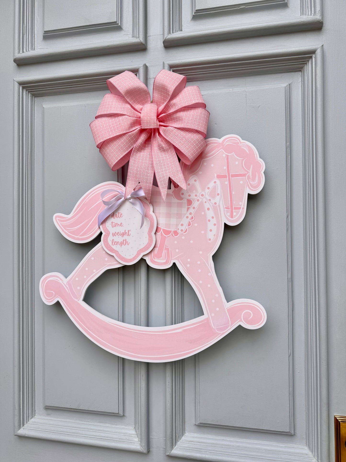 New Baby Boy Rocking Horse