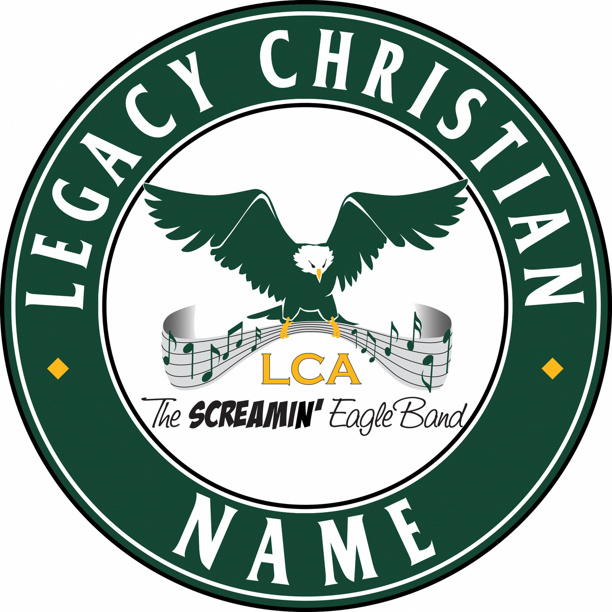 Legacy Christian Band Yard Sign