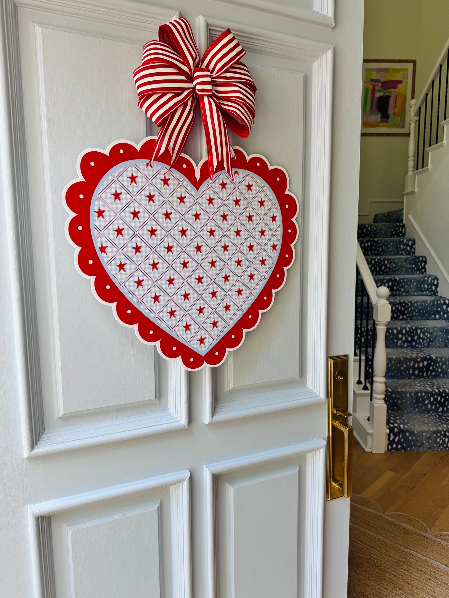All American Love Patriotic Door Hanger