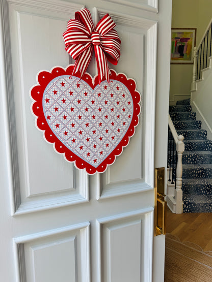 All American Love Patriotic Door Hanger