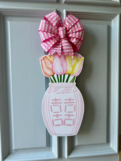 Spring Blooms Door Hanger