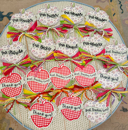 Apple Teacher Gift Wand