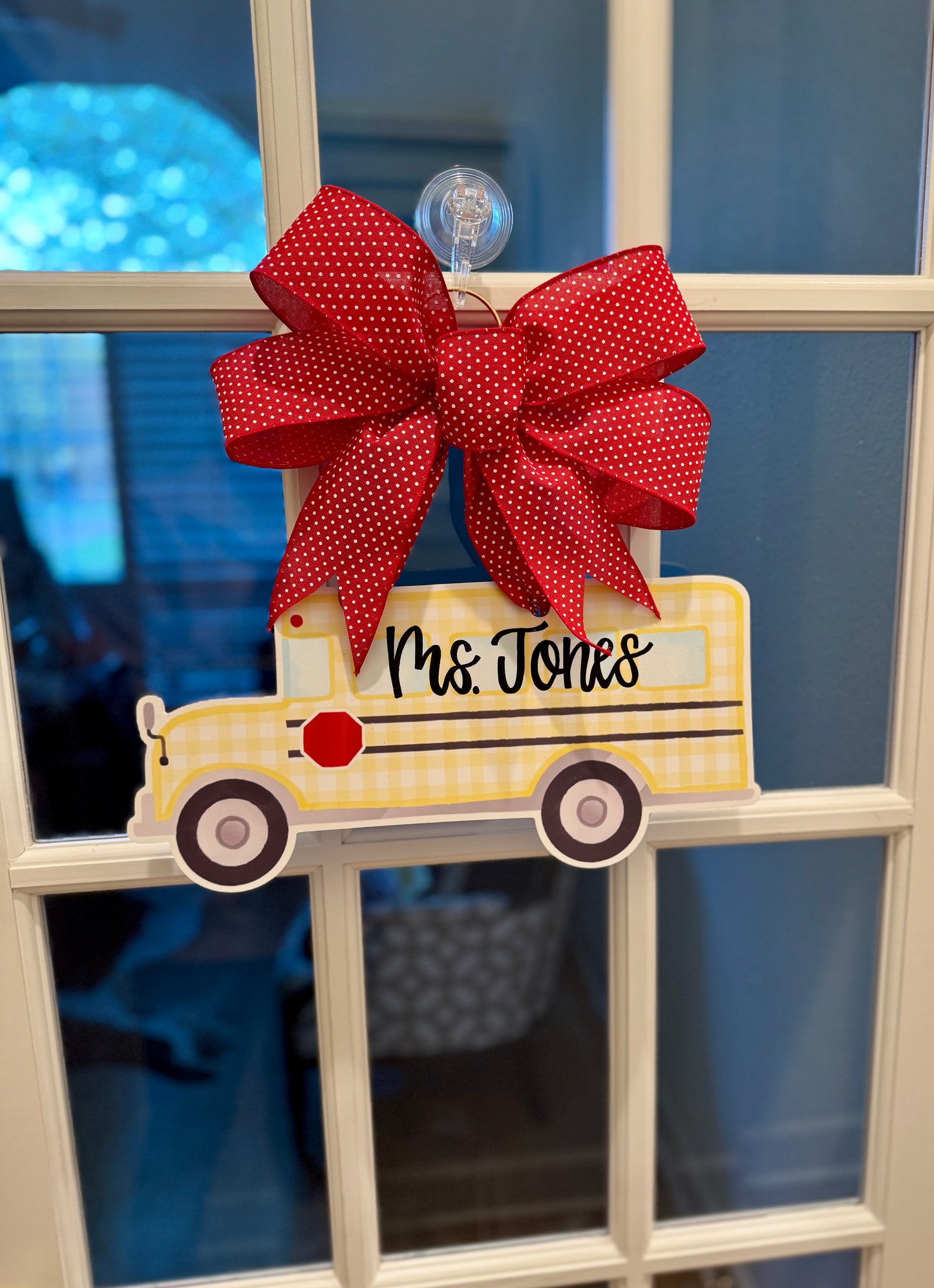 Mini Gingham & Go Door Hanger