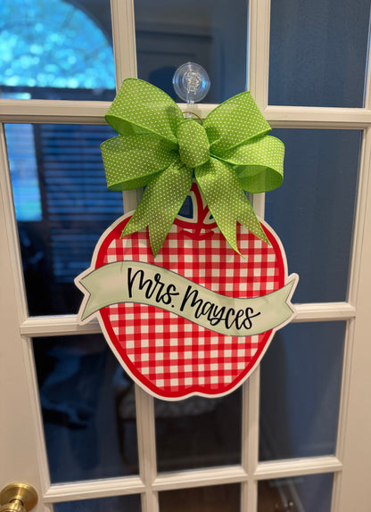 Mini Red-y to Teach Door Hanger