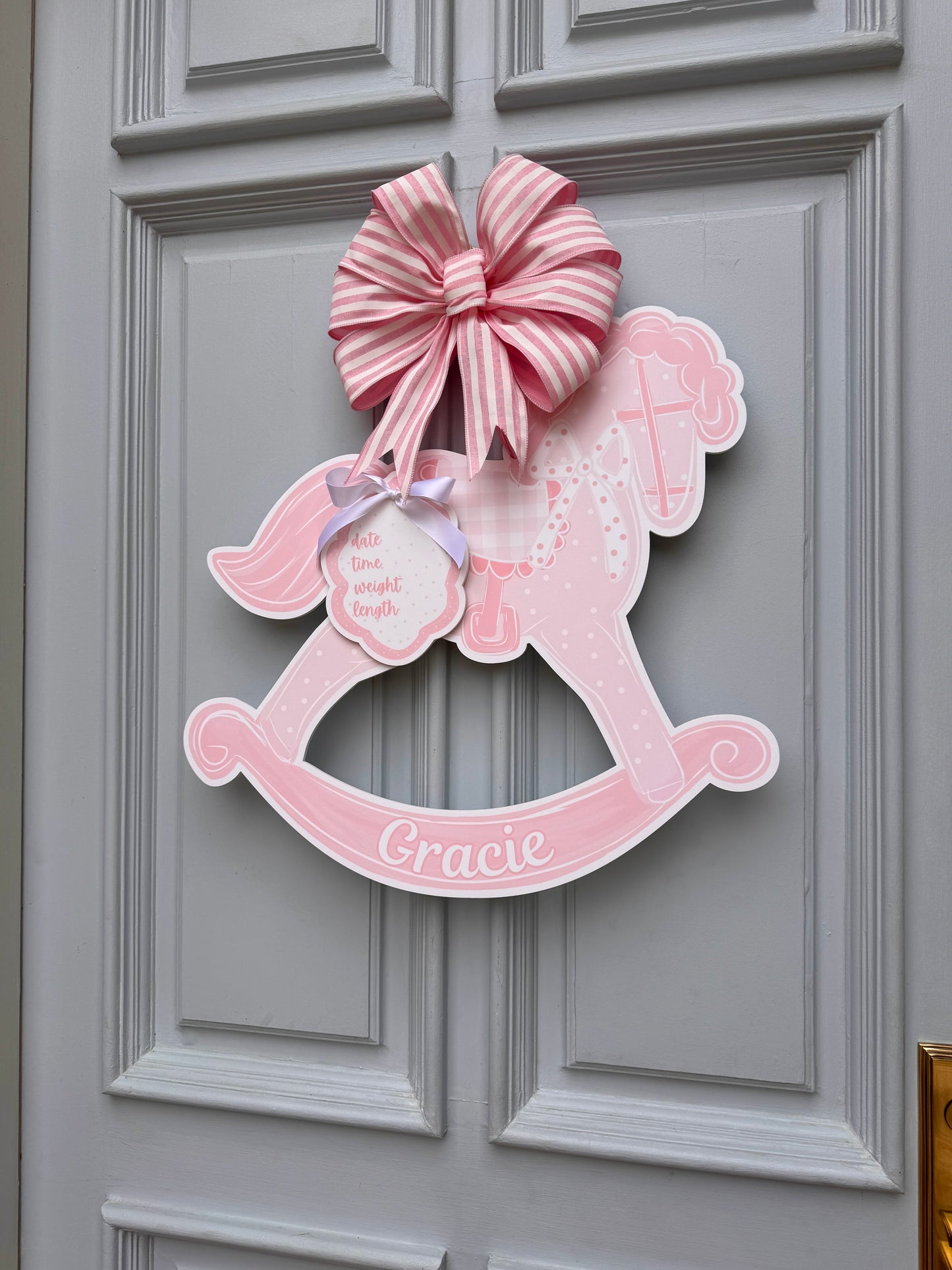 New Baby Boy Rocking Horse