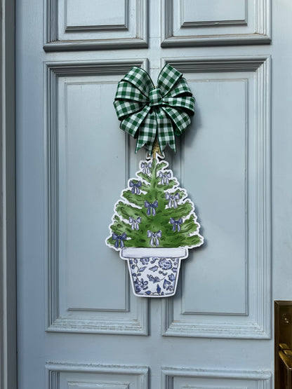 Blue Chinoiserie Christmas Tree