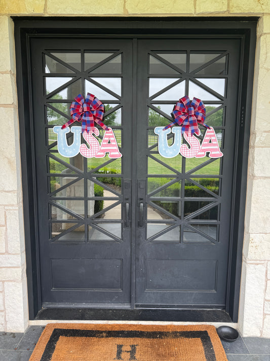 USA Handpainted Door Hanger