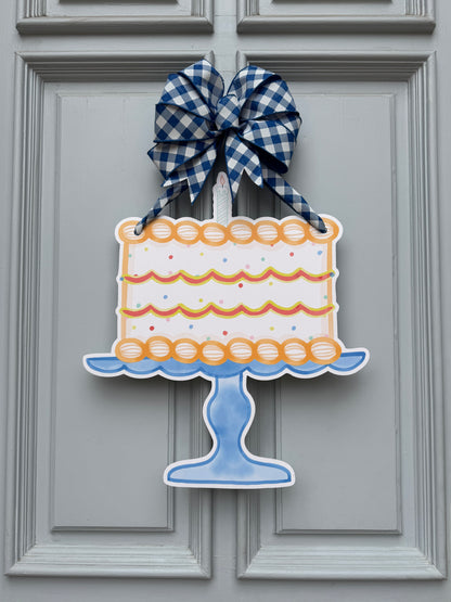 Hooray for Cake Door Hanger