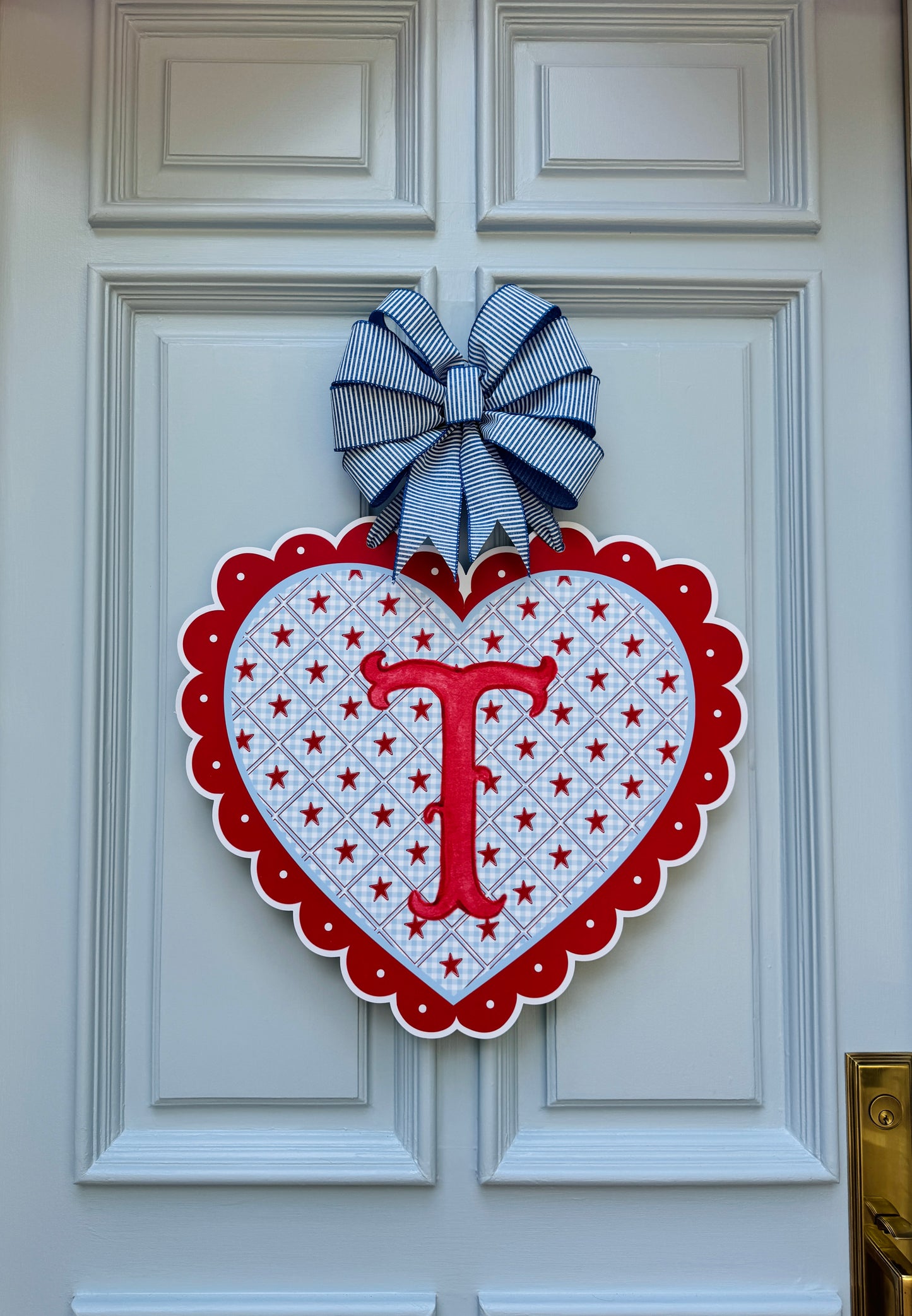 *Custom* All American Love Patriotic Door Hanger