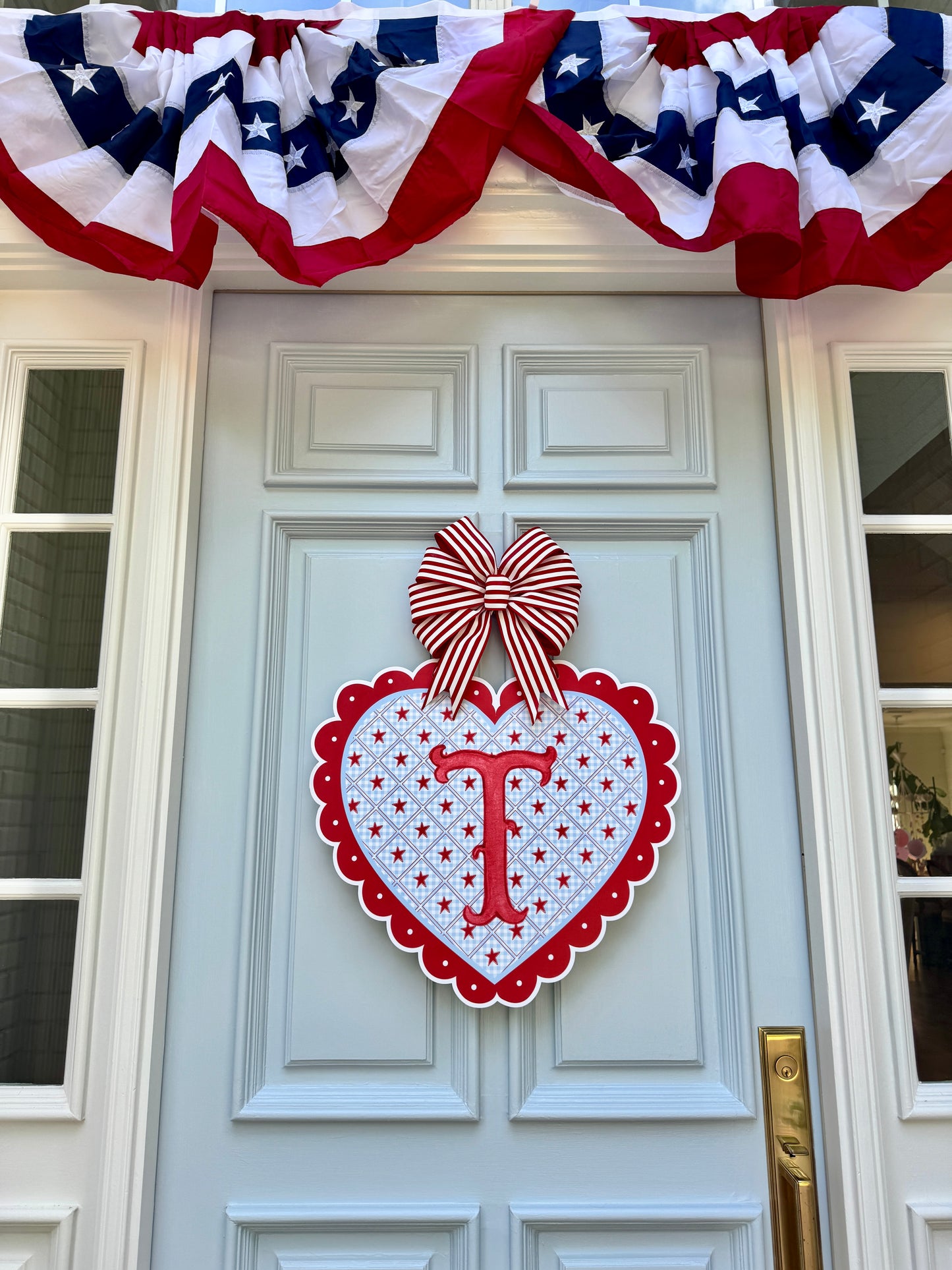 *Custom* All American Love Patriotic Door Hanger