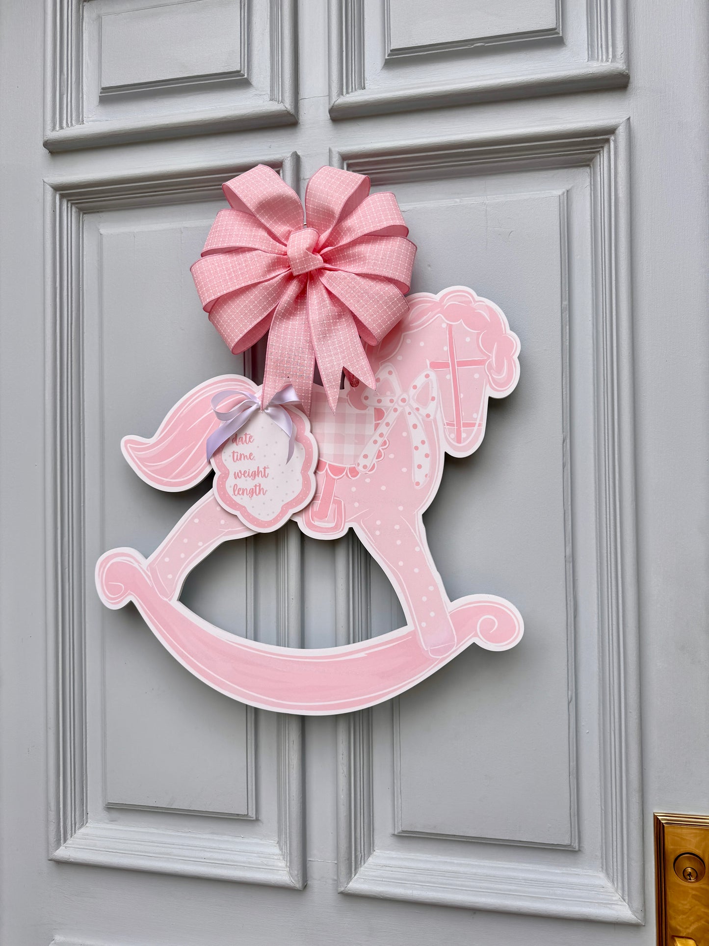 New Baby Girl Rocking Horse