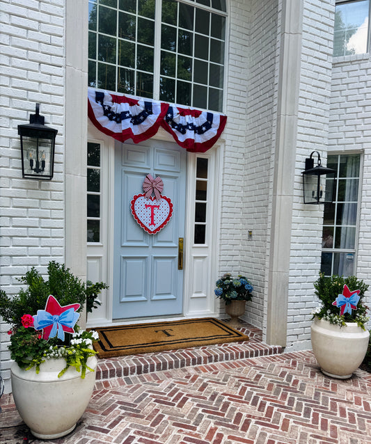 *Custom* All American Love Patriotic Door Hanger