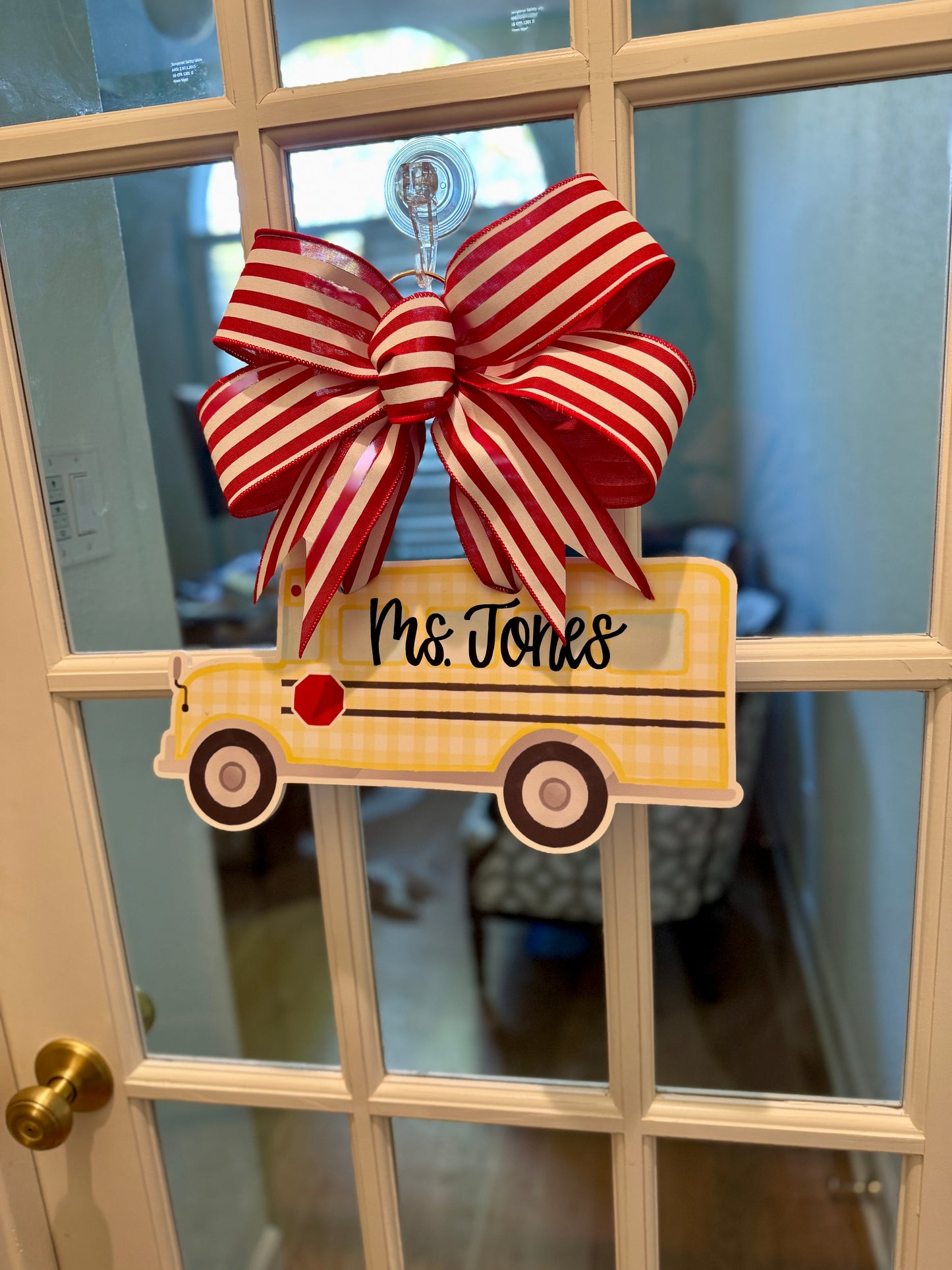 Mini Gingham & Go Door Hanger