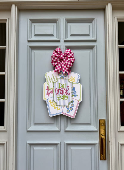 Personalized Mahjong Door Hanger