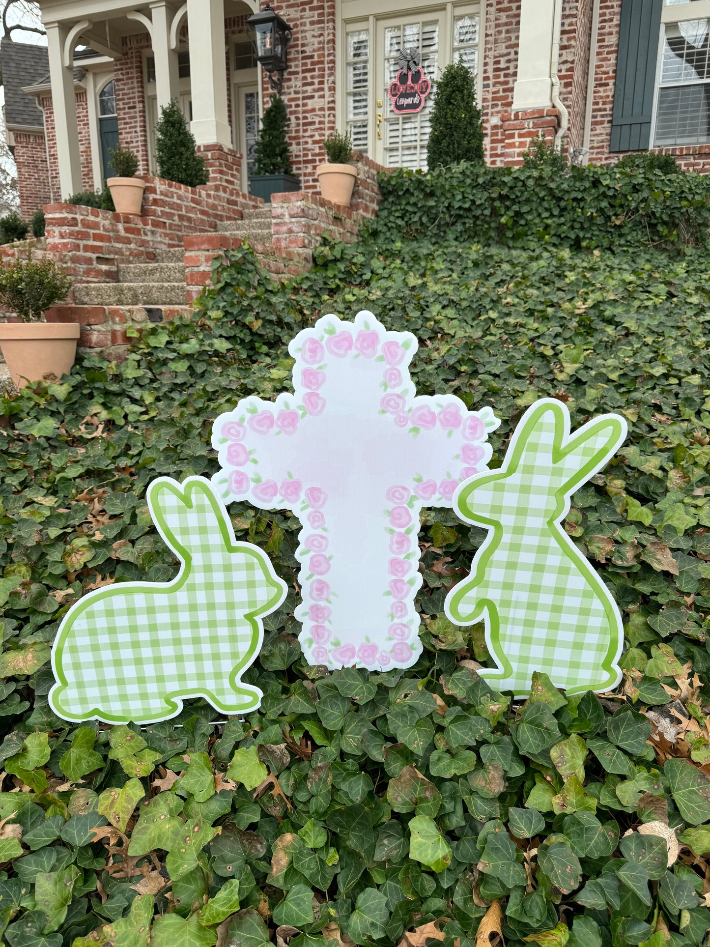 Faith, Hops & Gingham Yard Signs