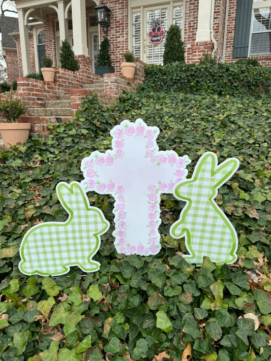 Faith, Hops & Gingham Yard Signs