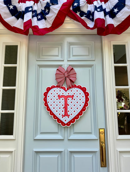 *Custom* All American Love Patriotic Door Hanger