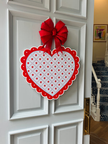 All American Love Patriotic Door Hanger