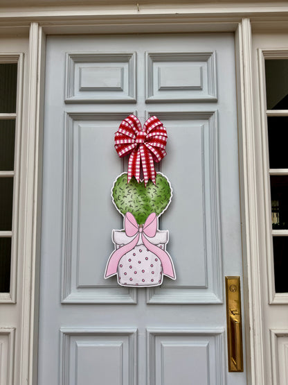 All the Love Topiary Door Hanger