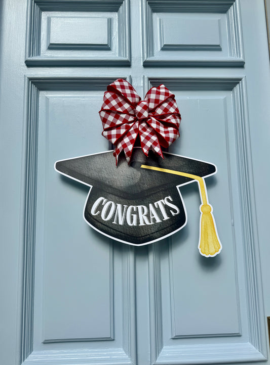 Congrats Grad Door Hanger