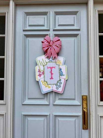 Personalized Mahjong Door Hanger