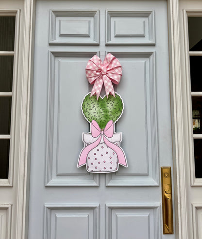 All the Love Topiary Door Hanger