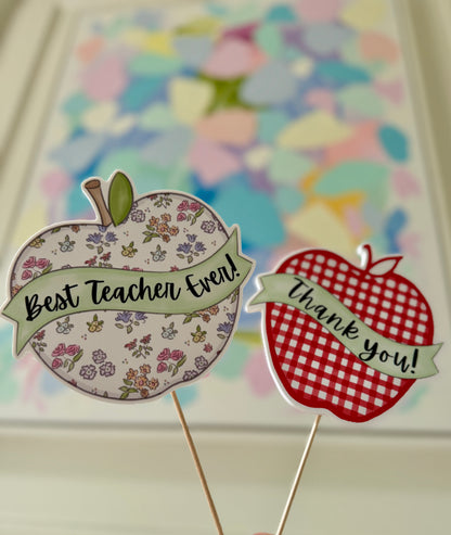 Apple Teacher Gift Wand