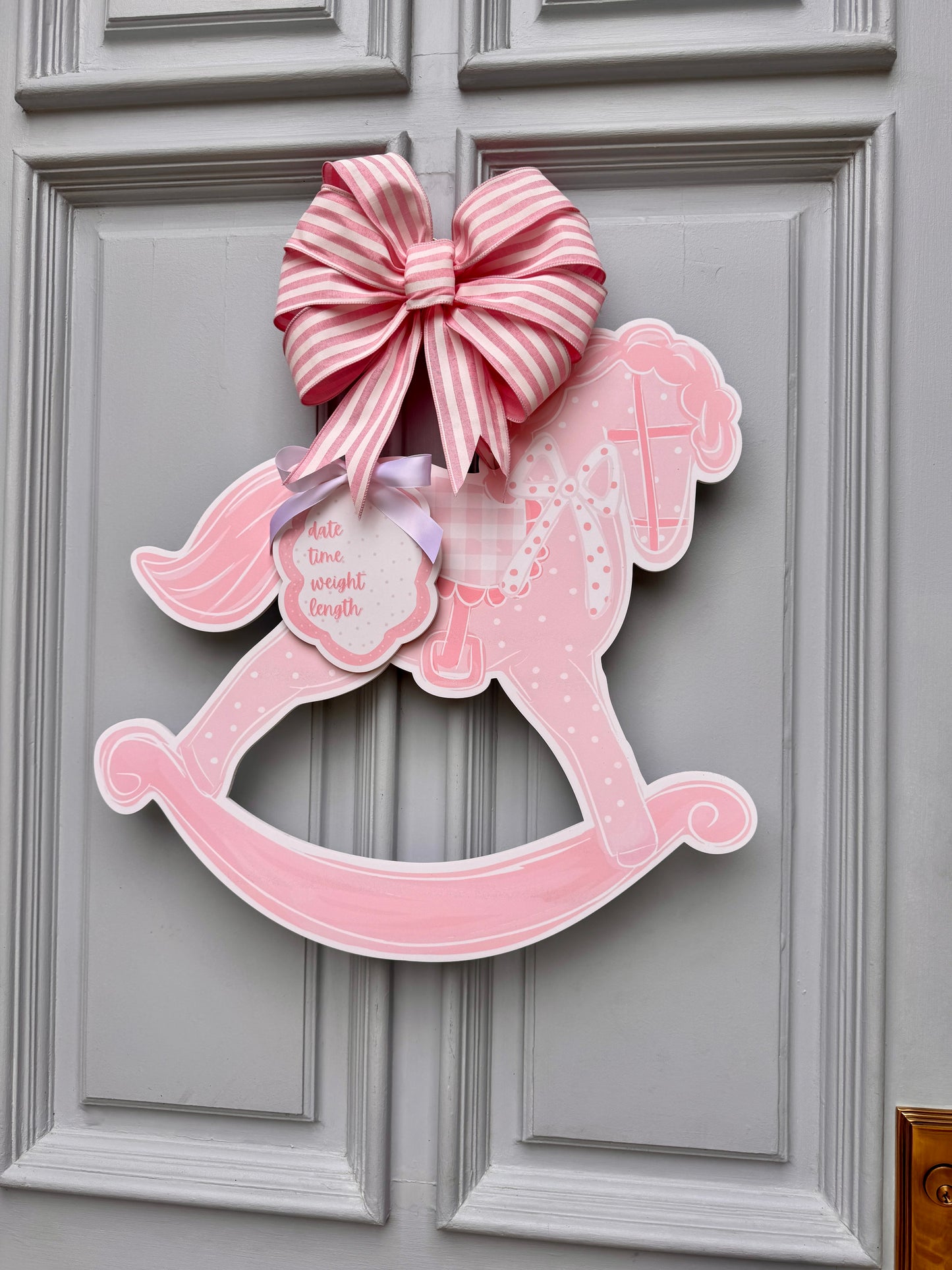 New Baby Girl Rocking Horse