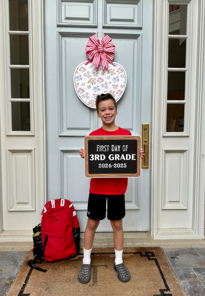 First/Last Day of School Chalkboard sign - Double Sided