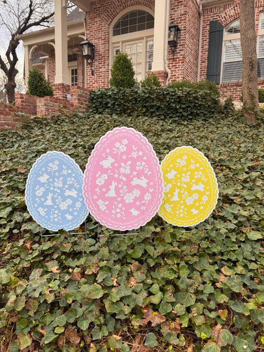 The Sweet Scallop Trio Yard Signs