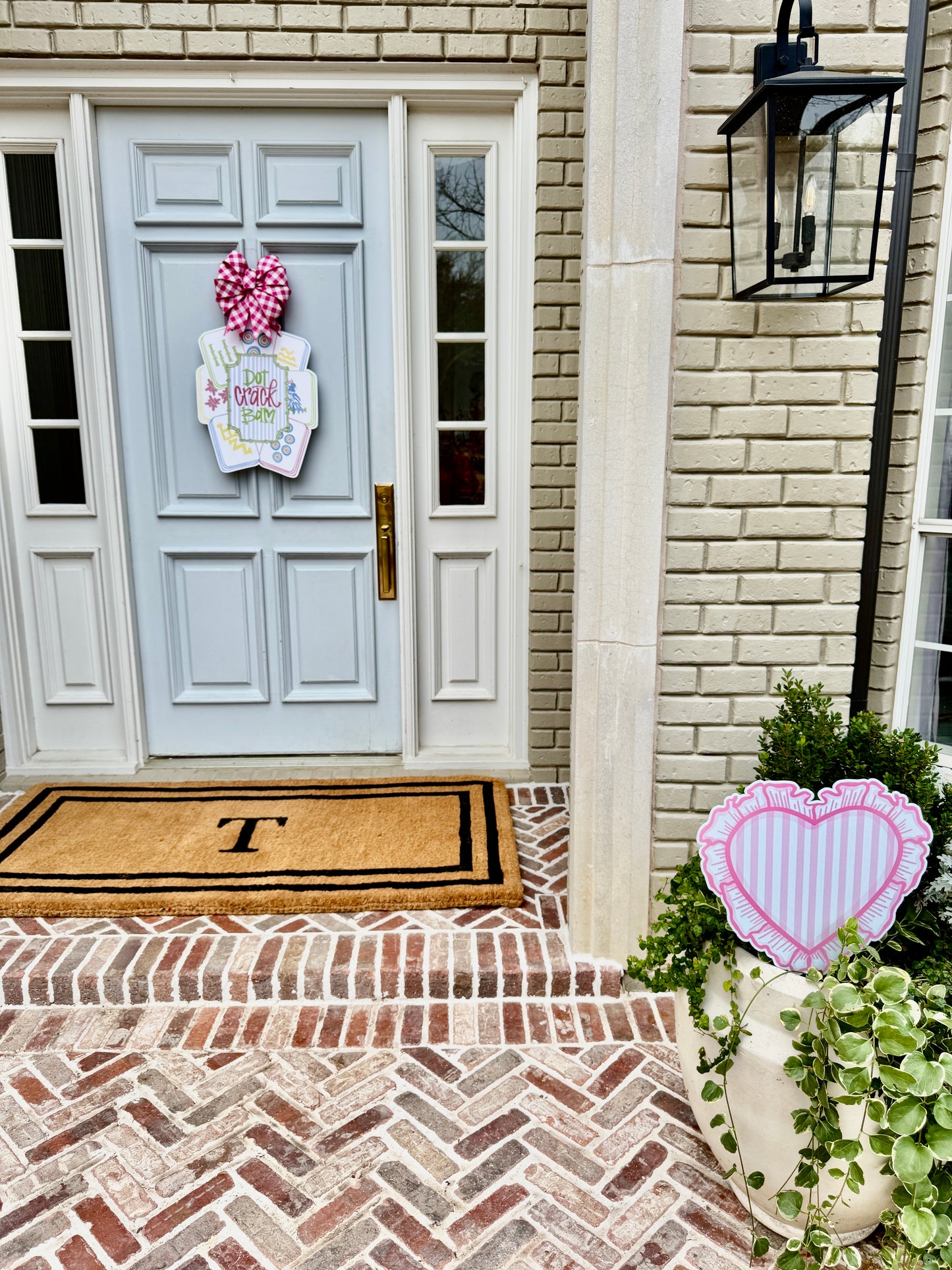 Personalized Mahjong Door Hanger